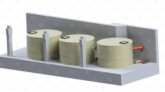 Accumulation and retention tanks 
